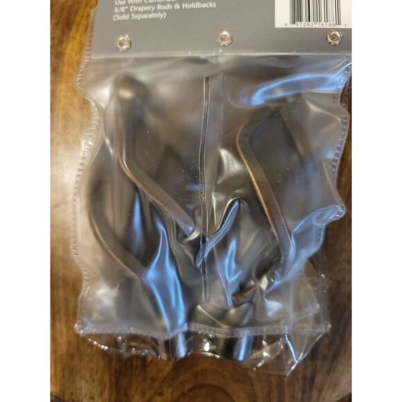 NEW Factory Sealed Cambria Classic Torch Curtain Rod End Set Bronze (Set of 2) - Picture 6 of 12